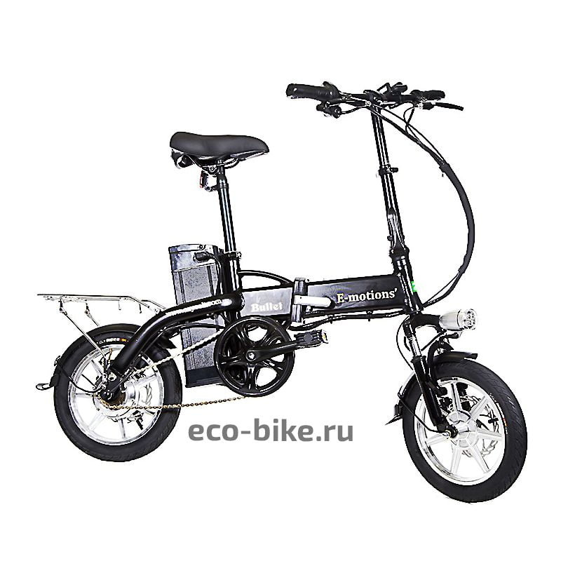 Электровелосипед E-motions Bullet 350W 48V/12Ah (Black) Электровелосипед E-motions Bullet 350W 48V/12Ah (Black)